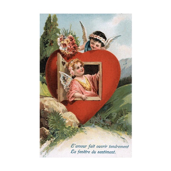 Flying Elephant brand. Victorian Valentine book. 30 unique vintage postcards. - Picture 10 of 16